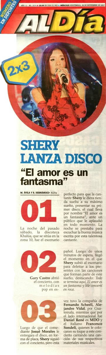 Al Dia: Shery lanza su disco